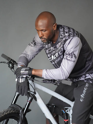MTB Jersey Black and Grey 3