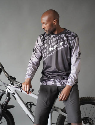 MTB Jersey Black and Grey 5