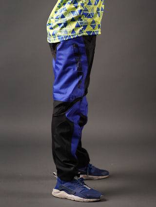 MTB pants in Black & Blue 3