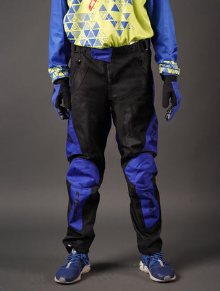 MTB pants in Black & Blue 5