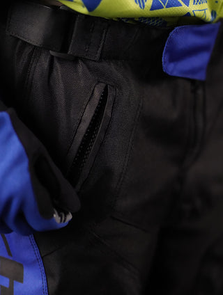 MTB pants in Black & Blue 111