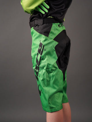 MTB Shorts in Black & Green 6