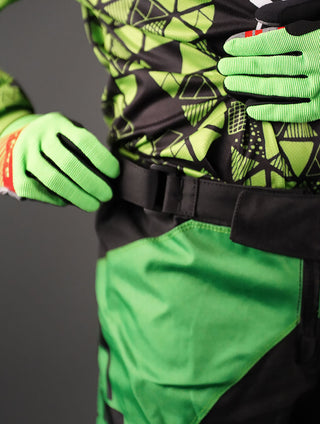 MTB Shorts in Black & Green 7