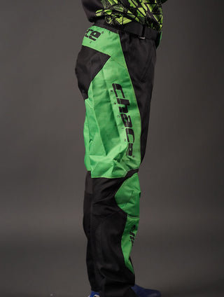 MTB pants in Black & Green 5