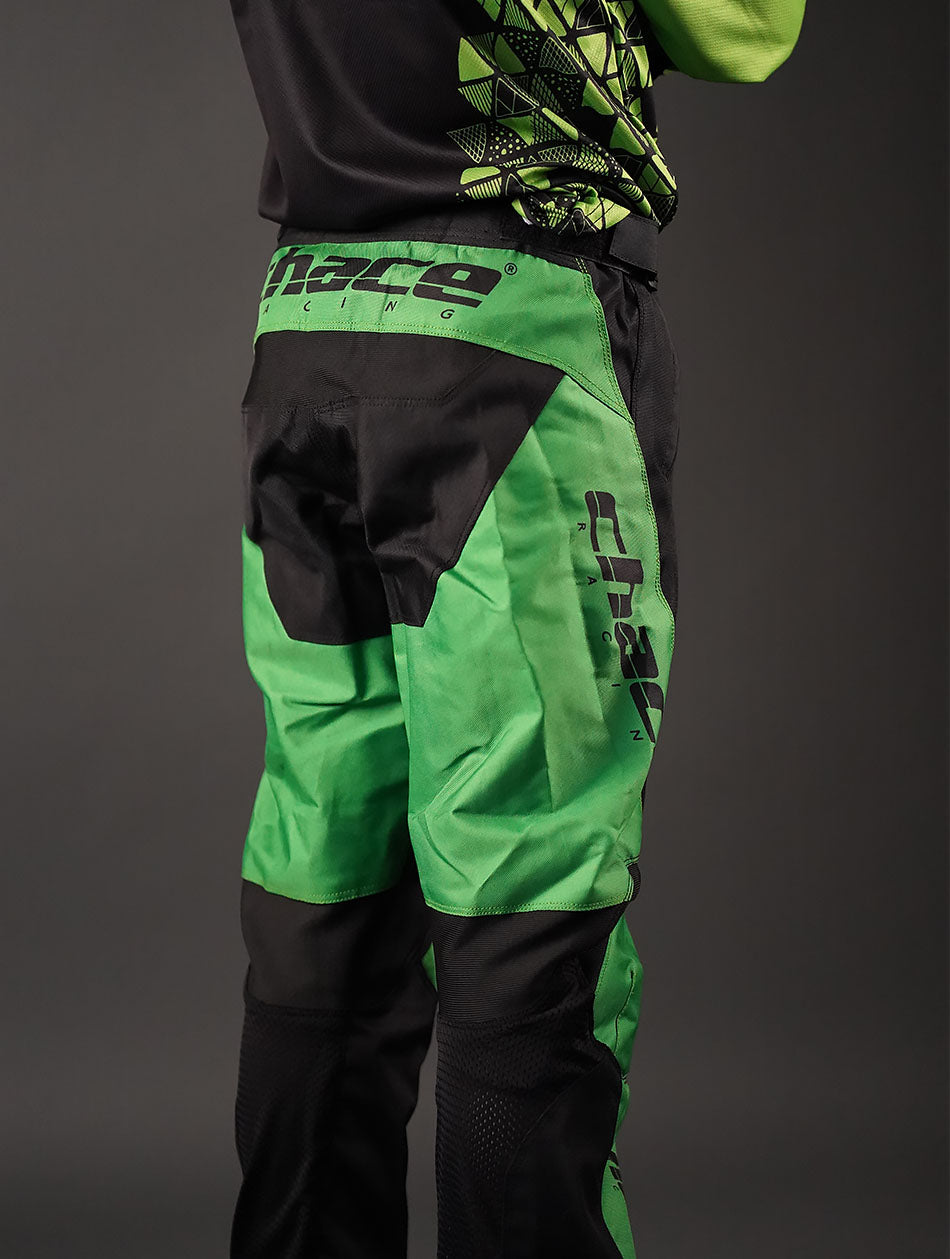 MTB pants in Black & Green 6