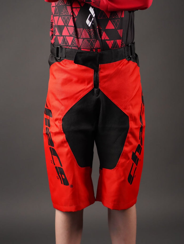 MTB Shorts in Black & Red 