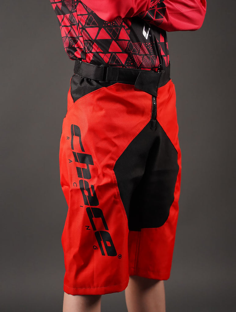MTB Shorts in Black & Red 1
