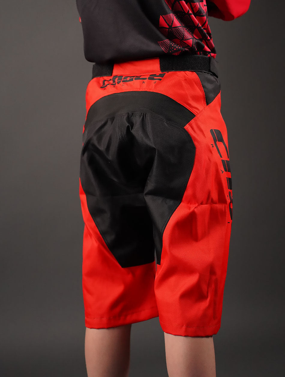 MTB Shorts in Black & Red 5