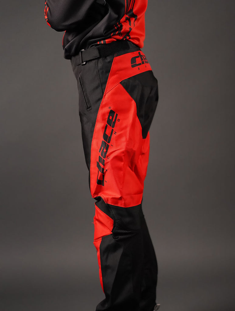 MTB pants in Black & Red 7