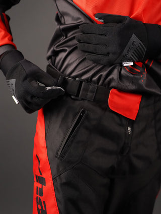 MTB pants in Black & Red 8