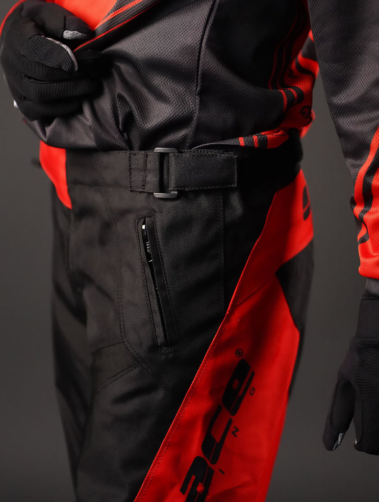 MTB pants in Black & Red 9