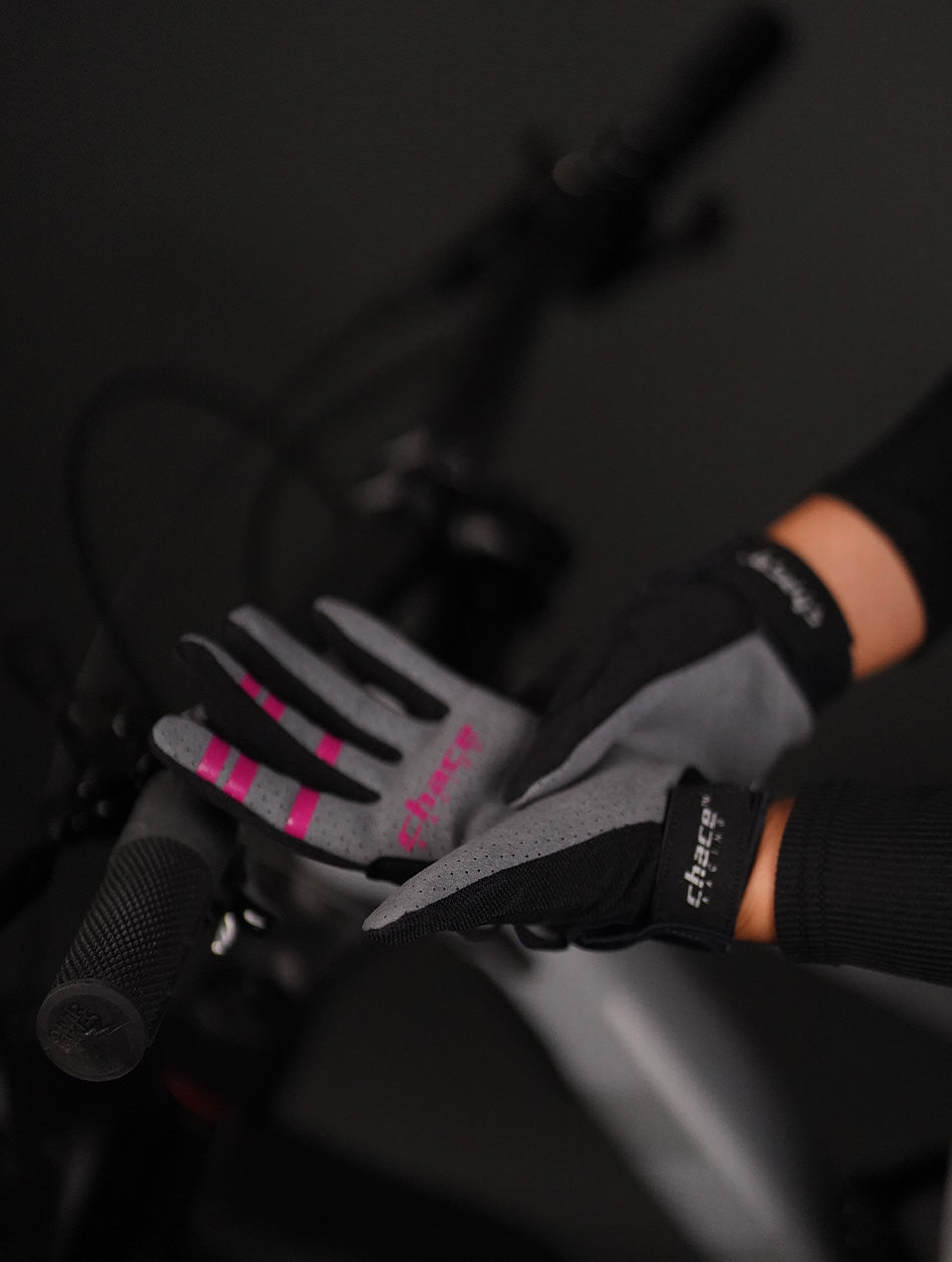 Pink Logo Gloves 5