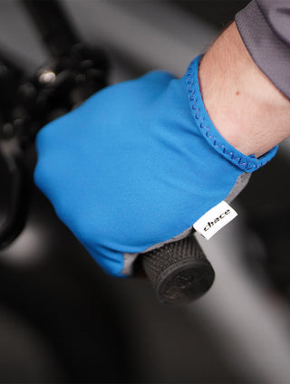 Half Finger Blue Gloves 4