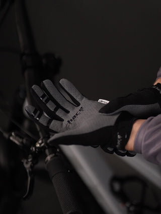 Black & Grey Logo Gloves 88