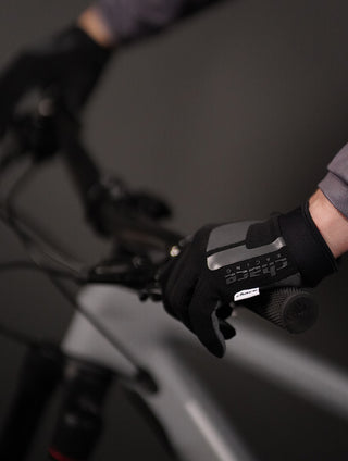 Black & Grey Logo Gloves 3