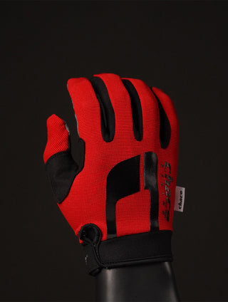 Red Logo Gloves 1