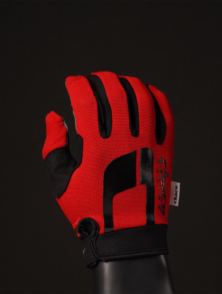 Red Logo Gloves 1