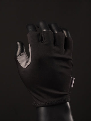 Half Finger Black Gloves 1