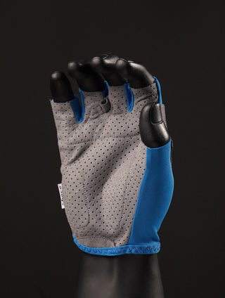 Half Finger Blue Gloves 3