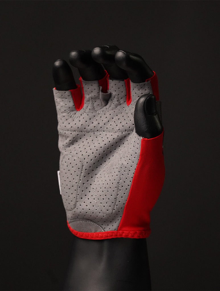 Half Finger Red Gloves 2