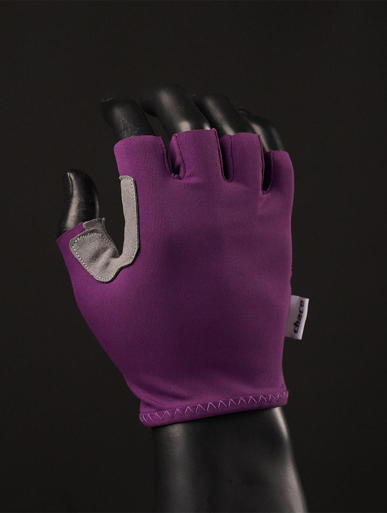 Half Finger Purple Gloves 1