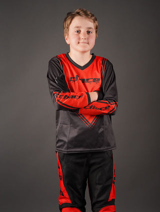  Boys Motocross MTB Jersey red 6