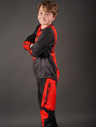  Boys Motocross MTB Jersey red 4