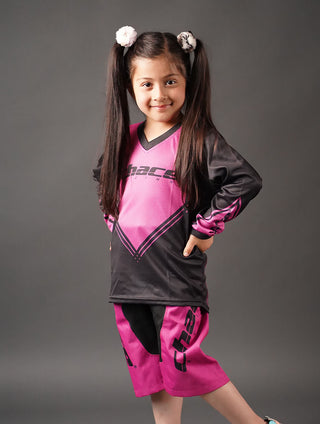 Chace Racing Girls Pink MTB Jersey