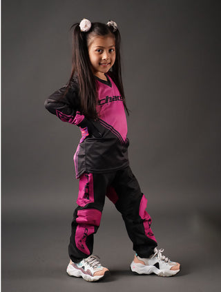 Chace Racing Girls Pink MTB Jersey 3