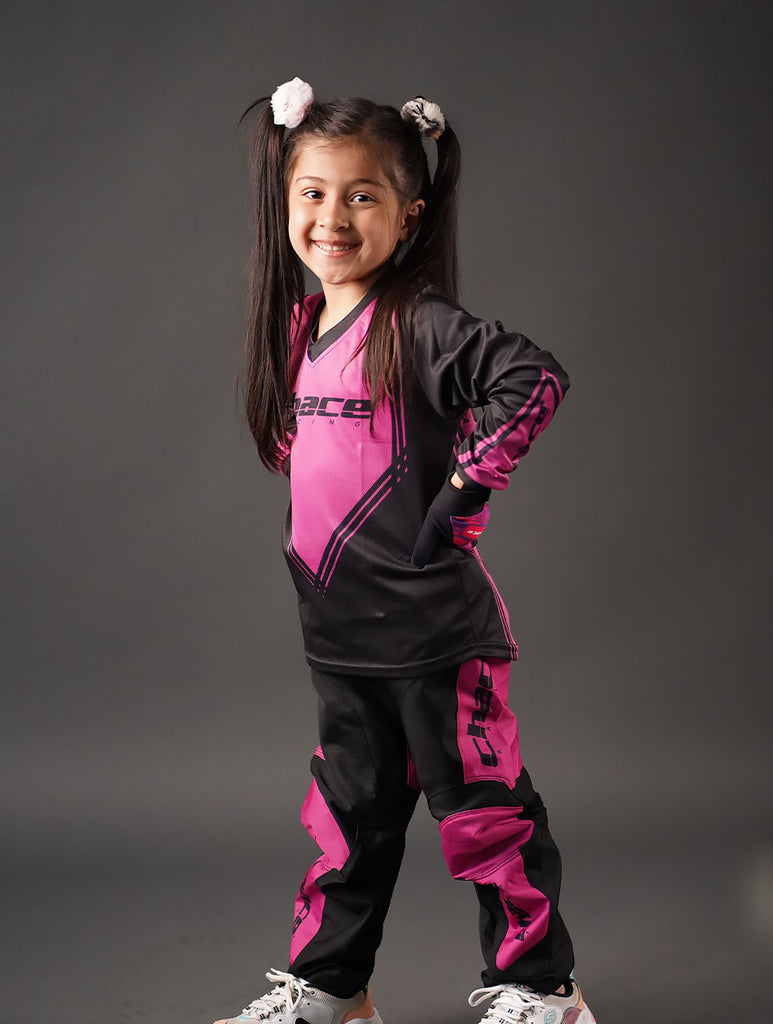 Chace Racing Girls Pink MTB Jersey 2