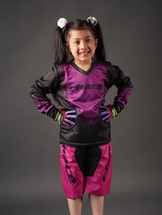 Girls Purple MTB Jersey