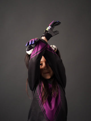 Girls Purple MTB Jersey 4