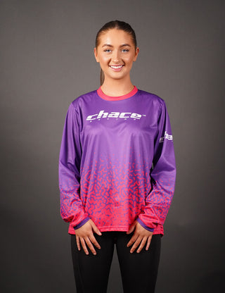 Women Motocross MTB Jersey Pink and Purple 2