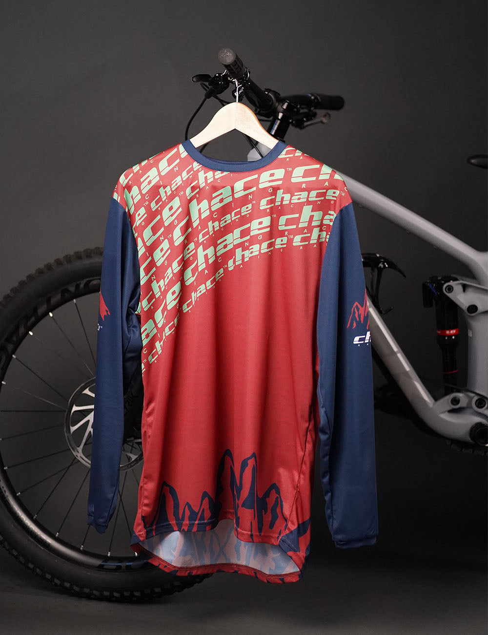 Pro Adult Motocross MTB Jersey Red and Blue 1